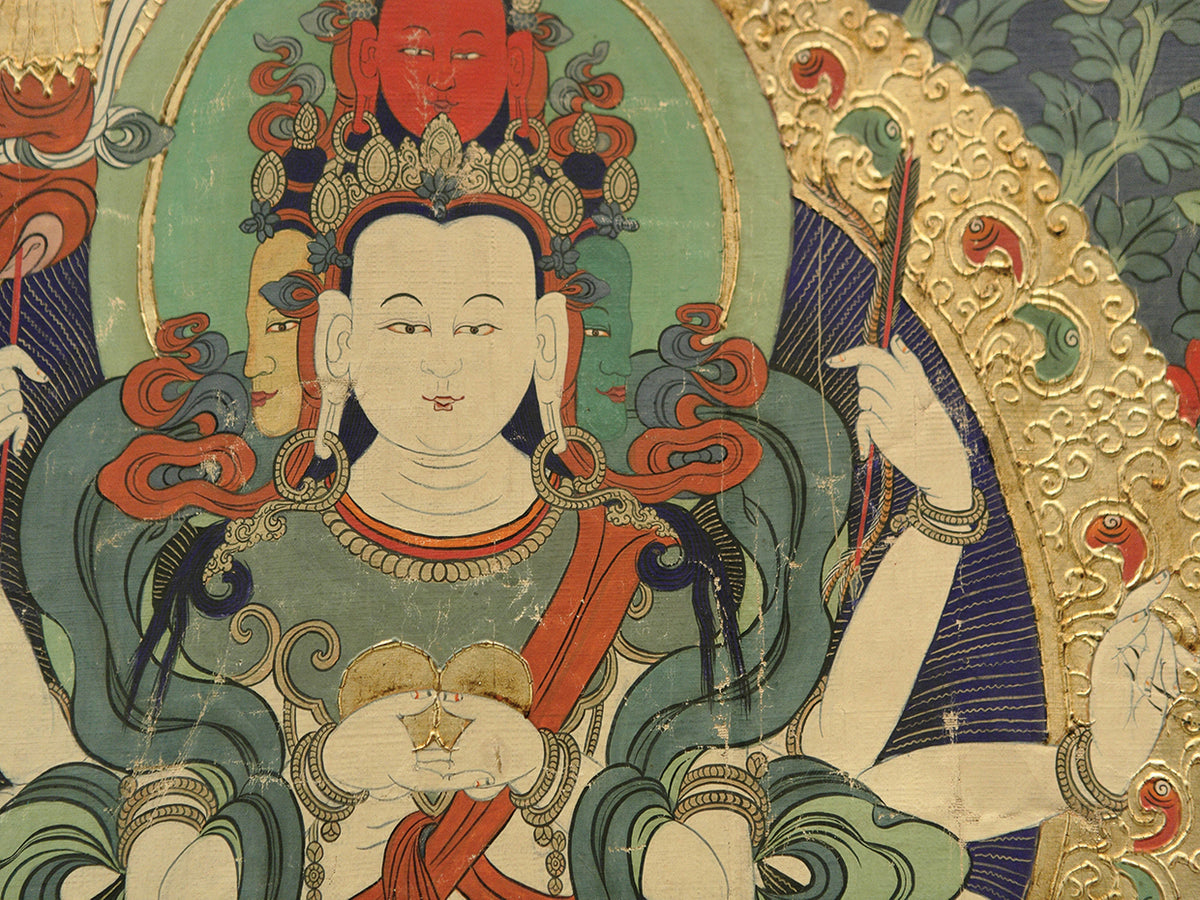 Blissful Vintage Buddha