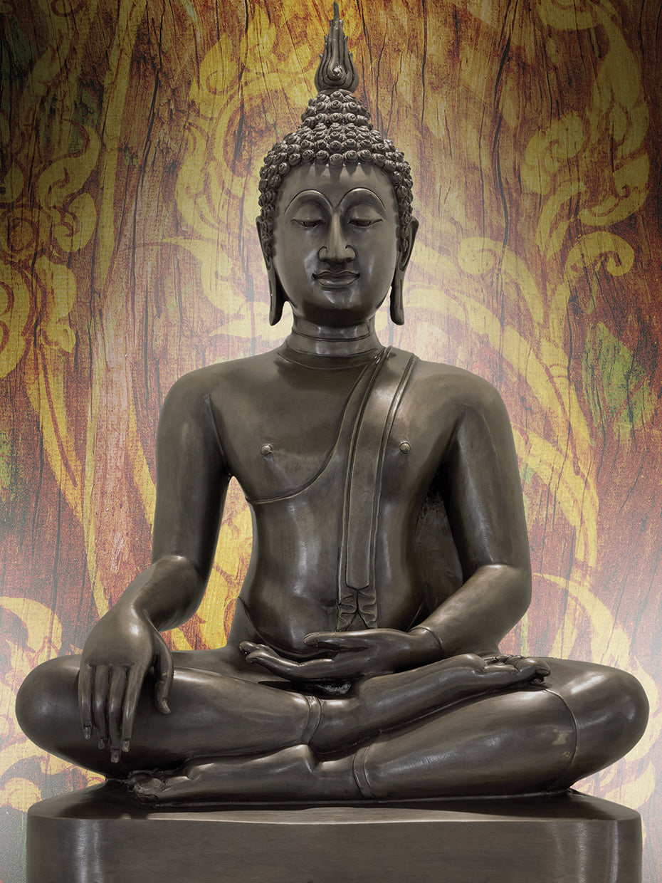 Arte de lienzo de Buda relajante y reparador
