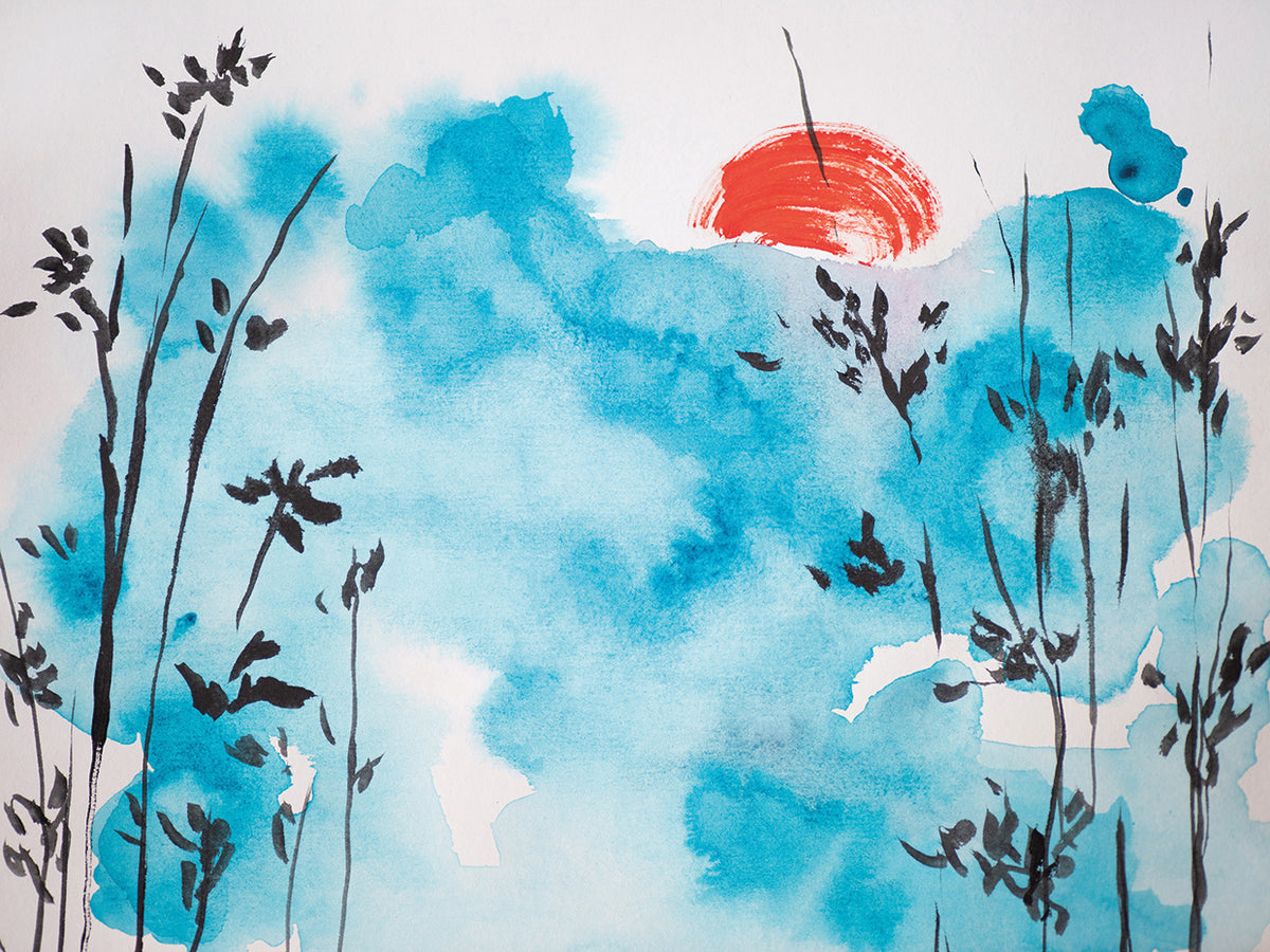 Blue Sky Red Sun Dream