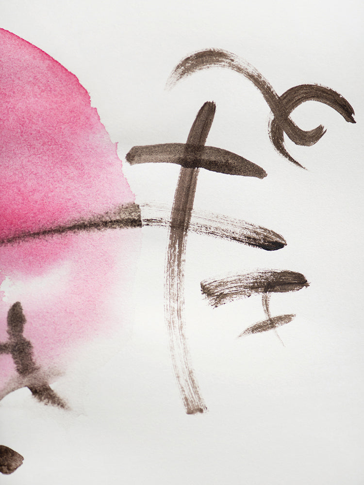 Brushing a Circle of Pink