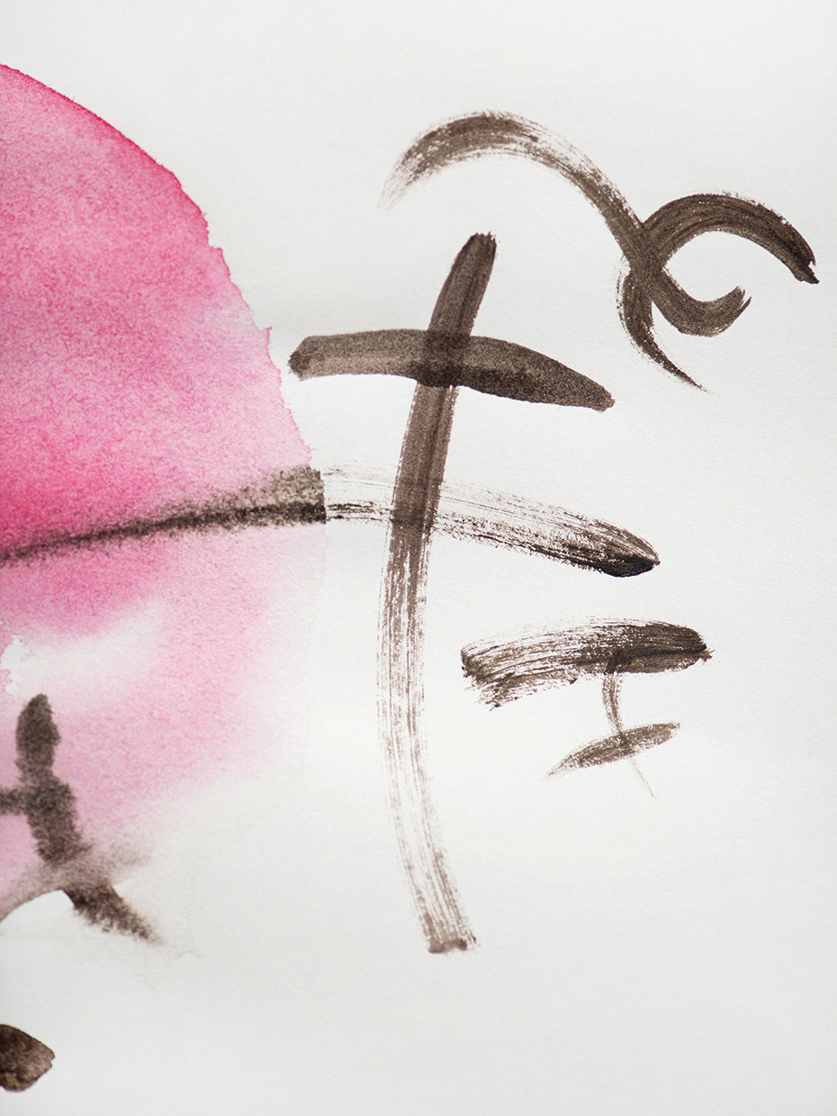 Brushing a Circle of Pink