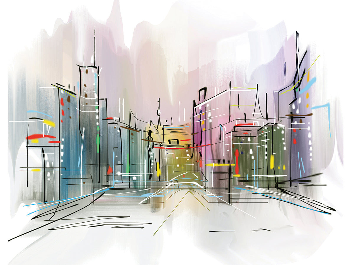 Spontaneous City Sketch