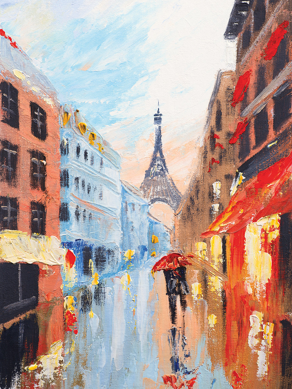 Rainy Romance in Paris