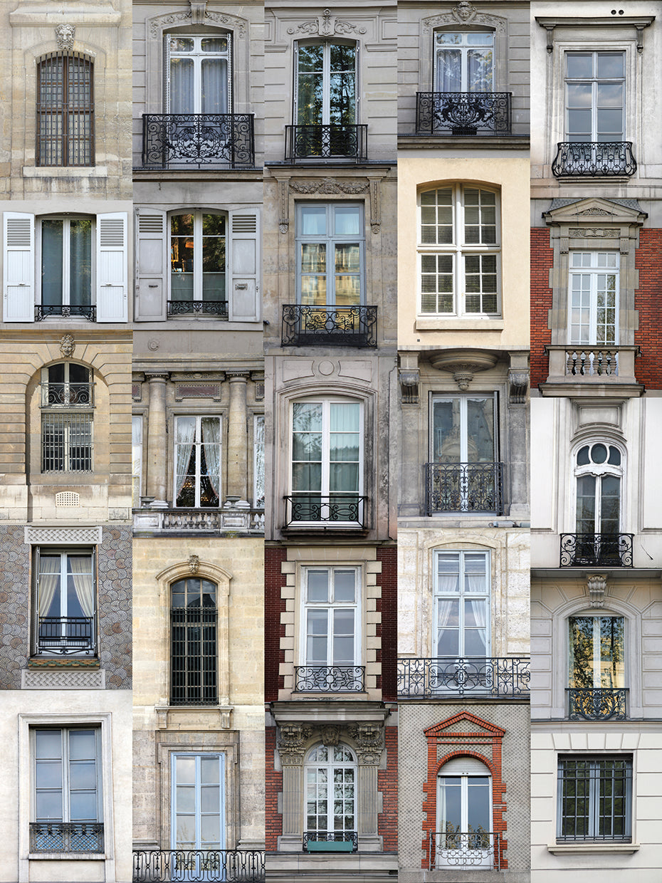 The Windows of Paris Collage