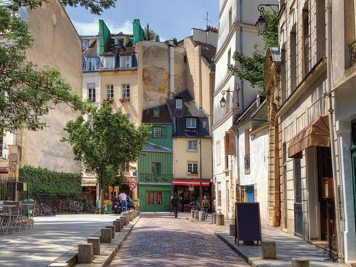 Historic Cobblestones in Paris