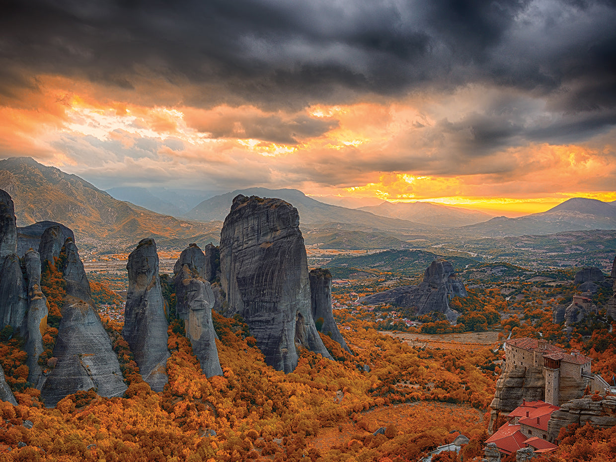 Glowing Greek Sunset