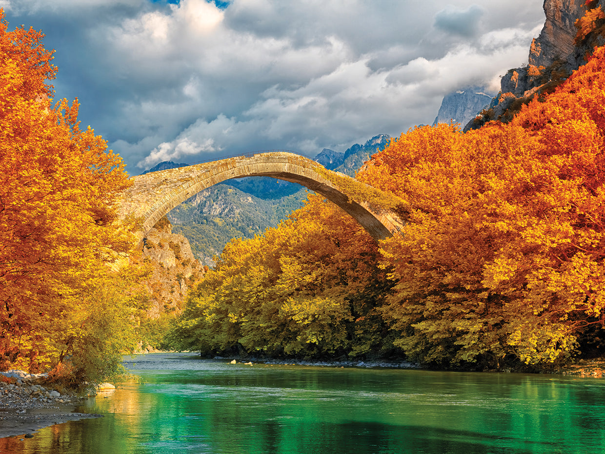 Ancient Golden Greek Bridge