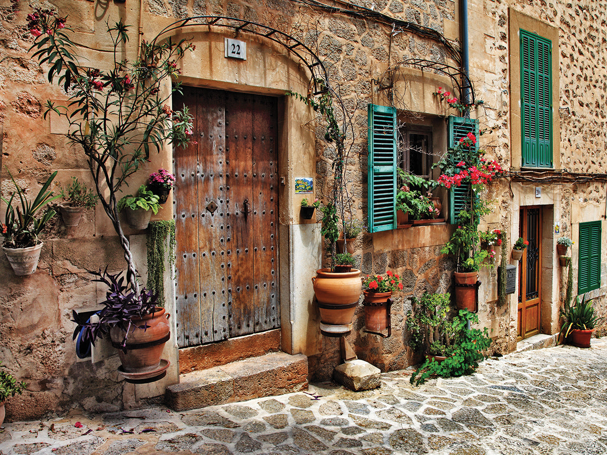 Charming Blue Shutter Village