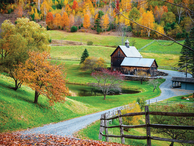 Vermont Autumn Barn Trail