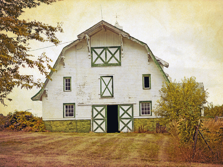 Farm Fresh White Rustic Barn