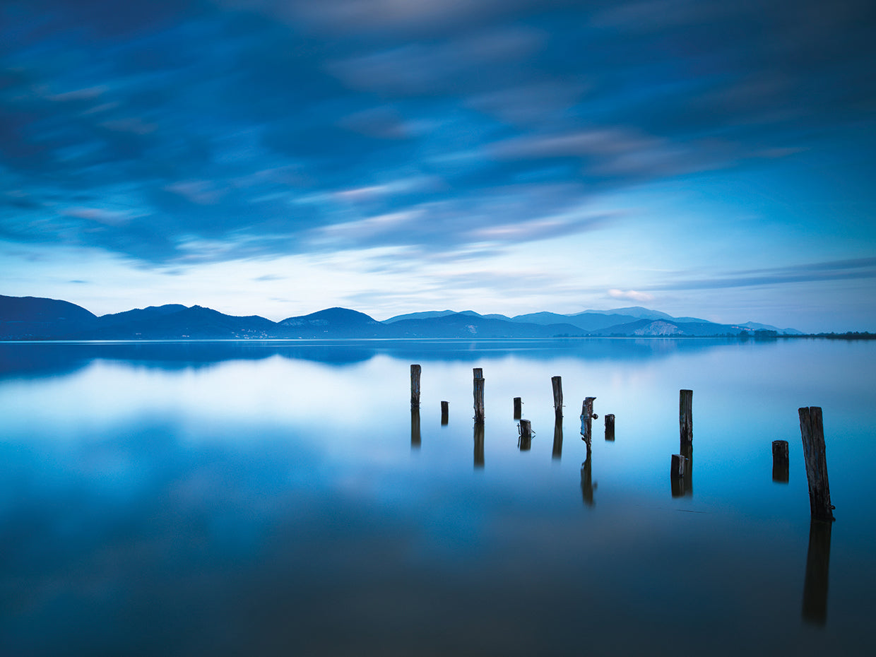 Blue Pier Dreams in Italy