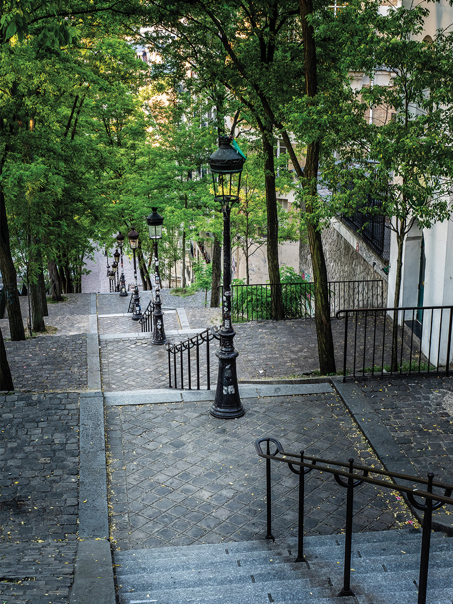 Da un paso hacia la primavera en París Lienzo