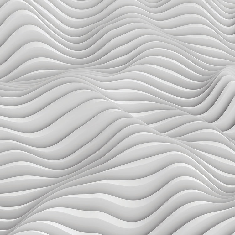 Surcos futuristas en lienzo blanco