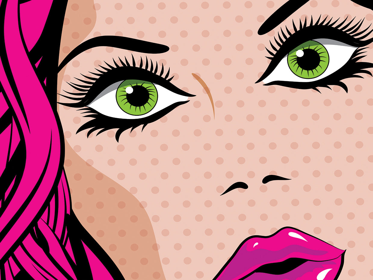 Peridot Peepers Pop Art