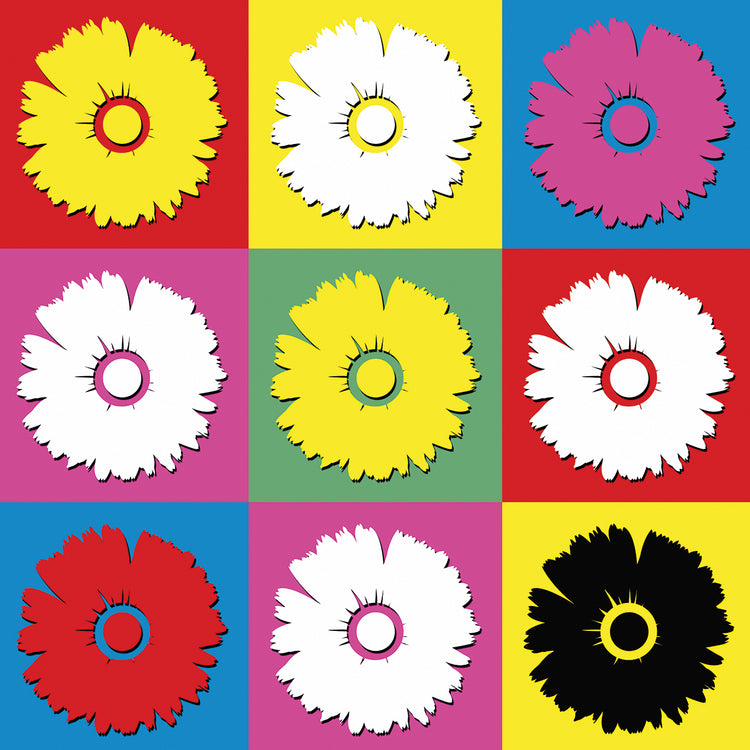 Pop Art Darling margaritas lienzo arte