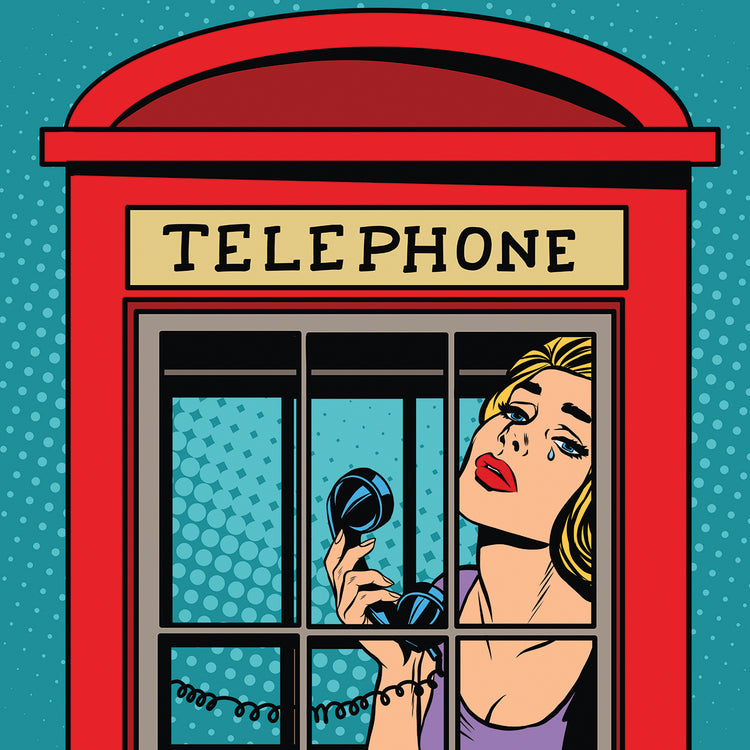 Londres llamando Pop Art lienzo arte