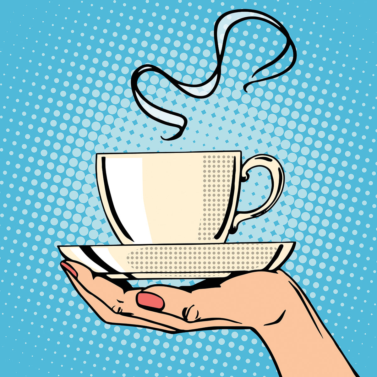 Hot Coffee Served Here