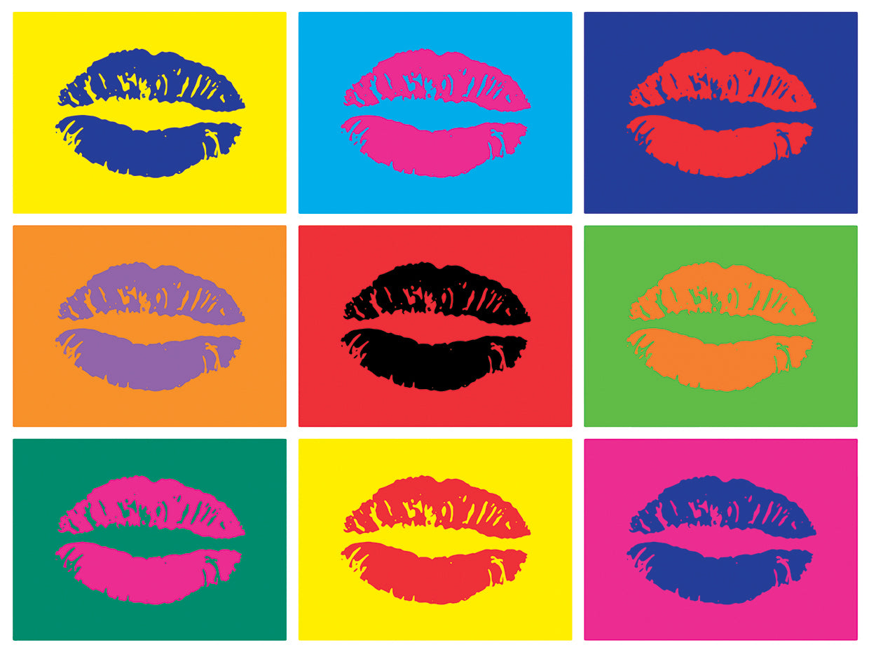 Rainbow Pop Lips