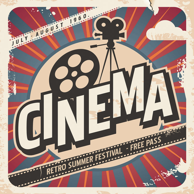 Retro Summer Film Festival Poster