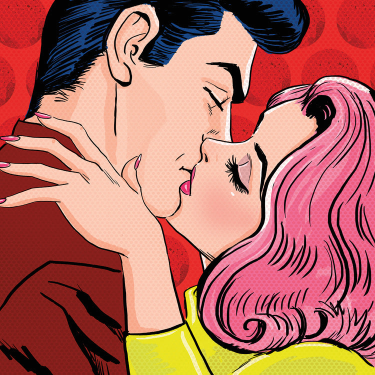 Pop Art Fruncir el arte de la lona