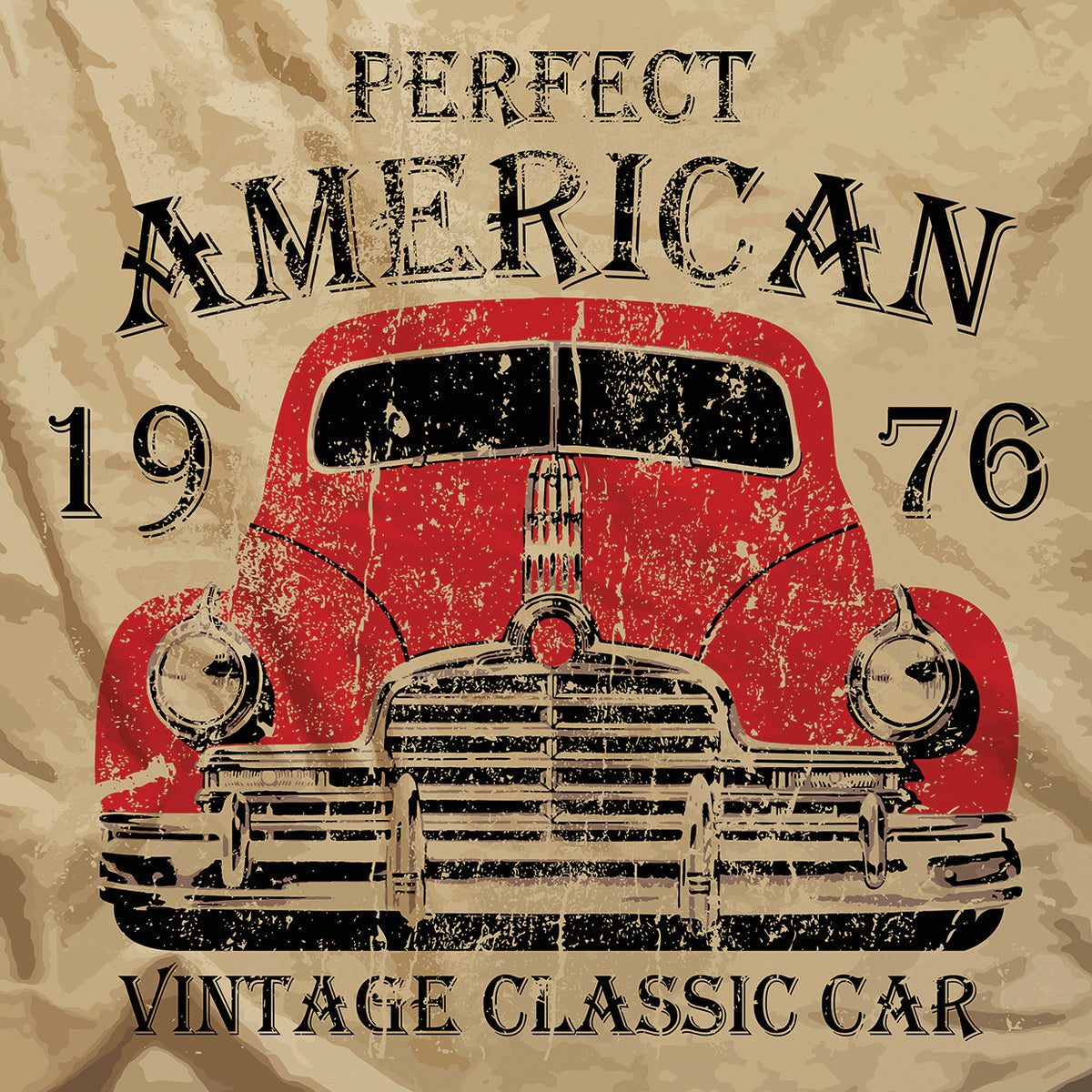 Perfect American Vintage Car Sign
