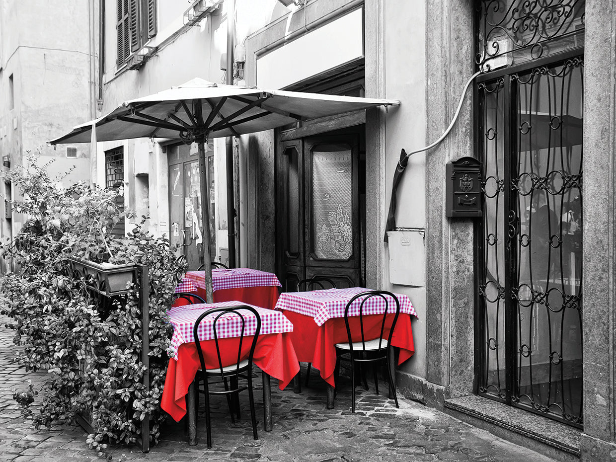 Checkered in Red Café