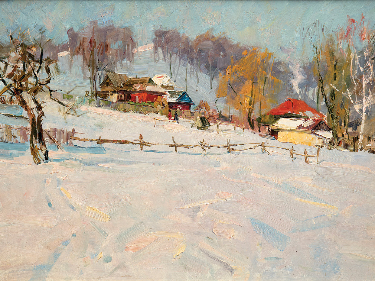 White Velvet Winter Village