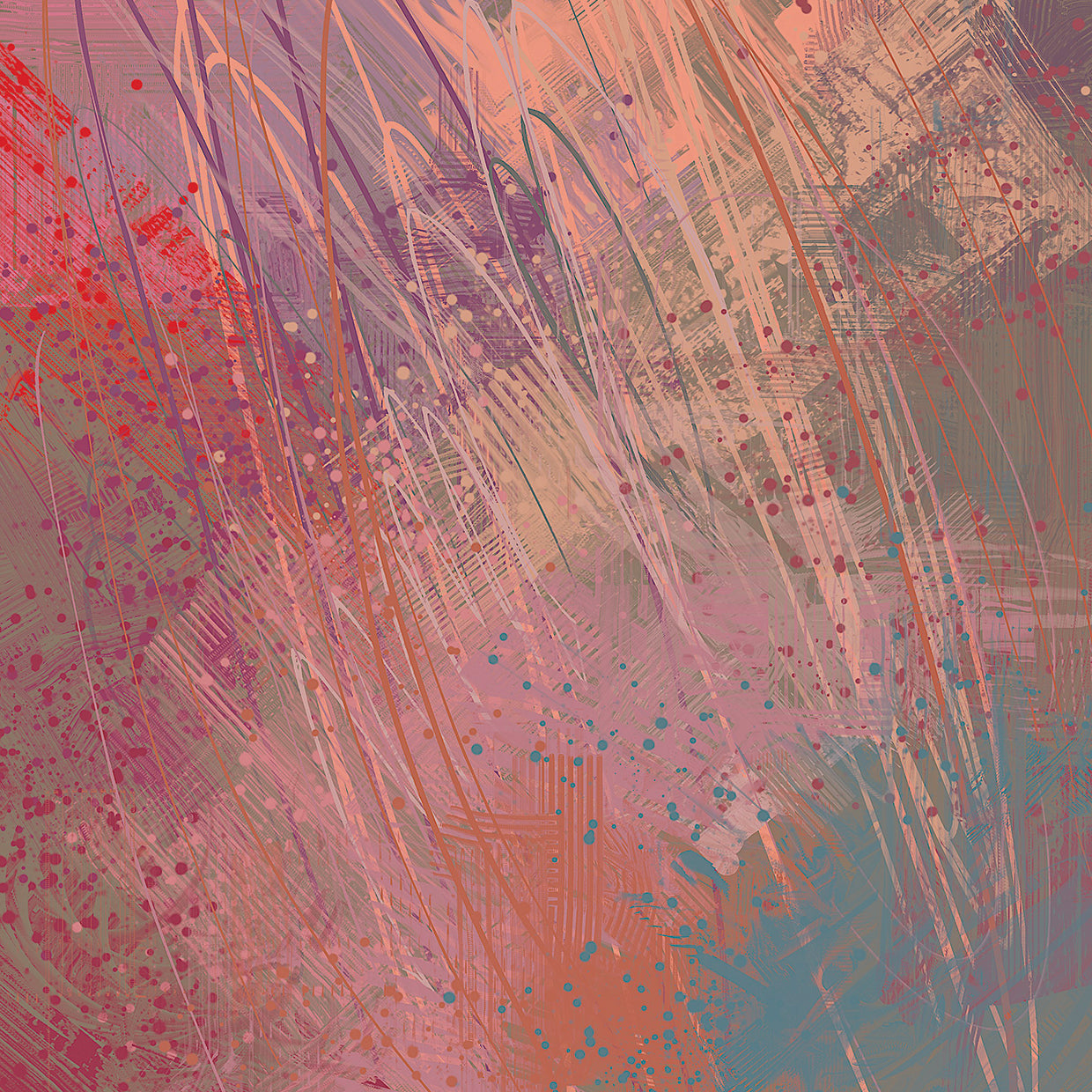 Lienzo Pinka Dots and Purples