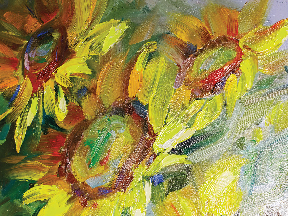 Impasto Sunny Blossoms
