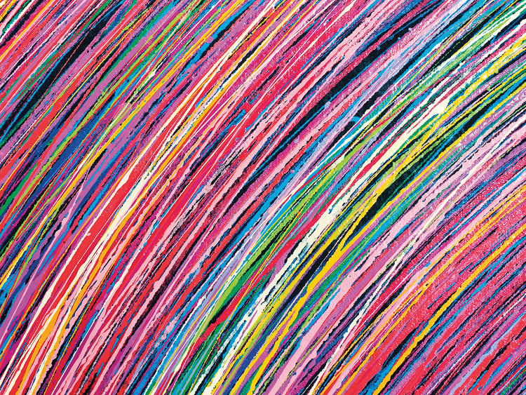 Electric Rainbow Stripes