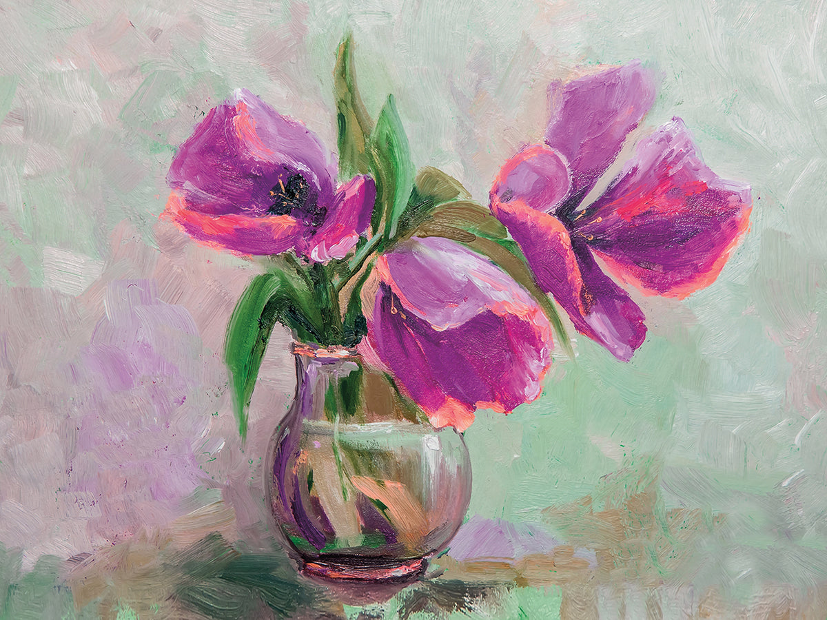 Purple Dutch Spring Blooms