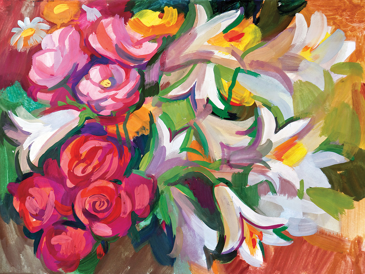 Romantic Roses and Luxurious Lilies