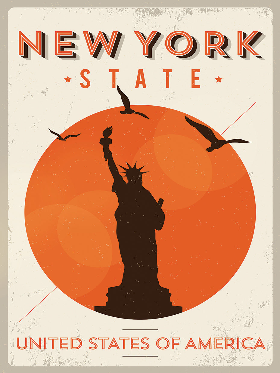 Arte en lienzo del estado de ánimo de Nueva York