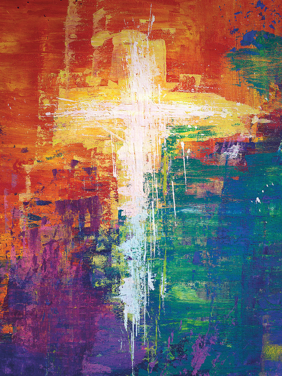 Sunset Spiritual White Cross