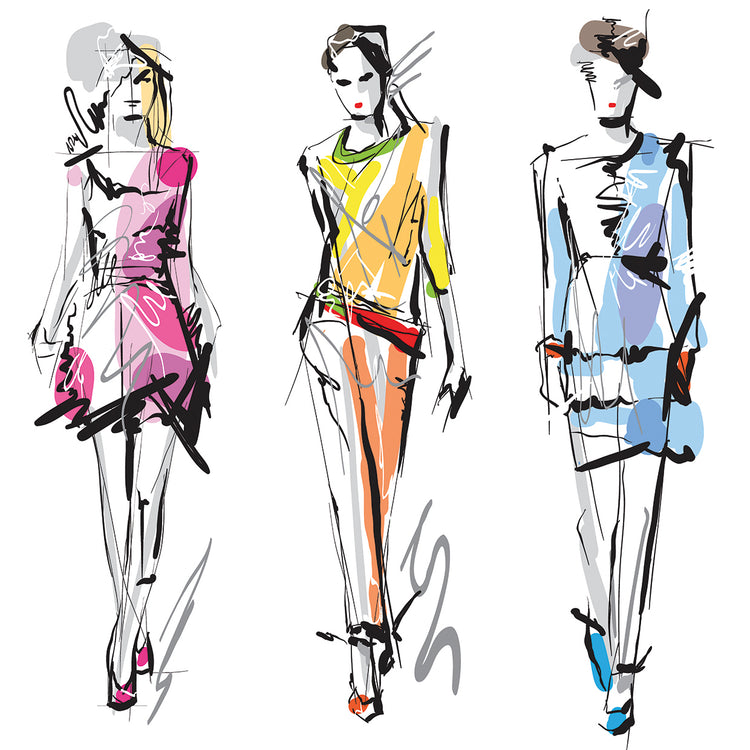 Fashion Sketchbook Trio
