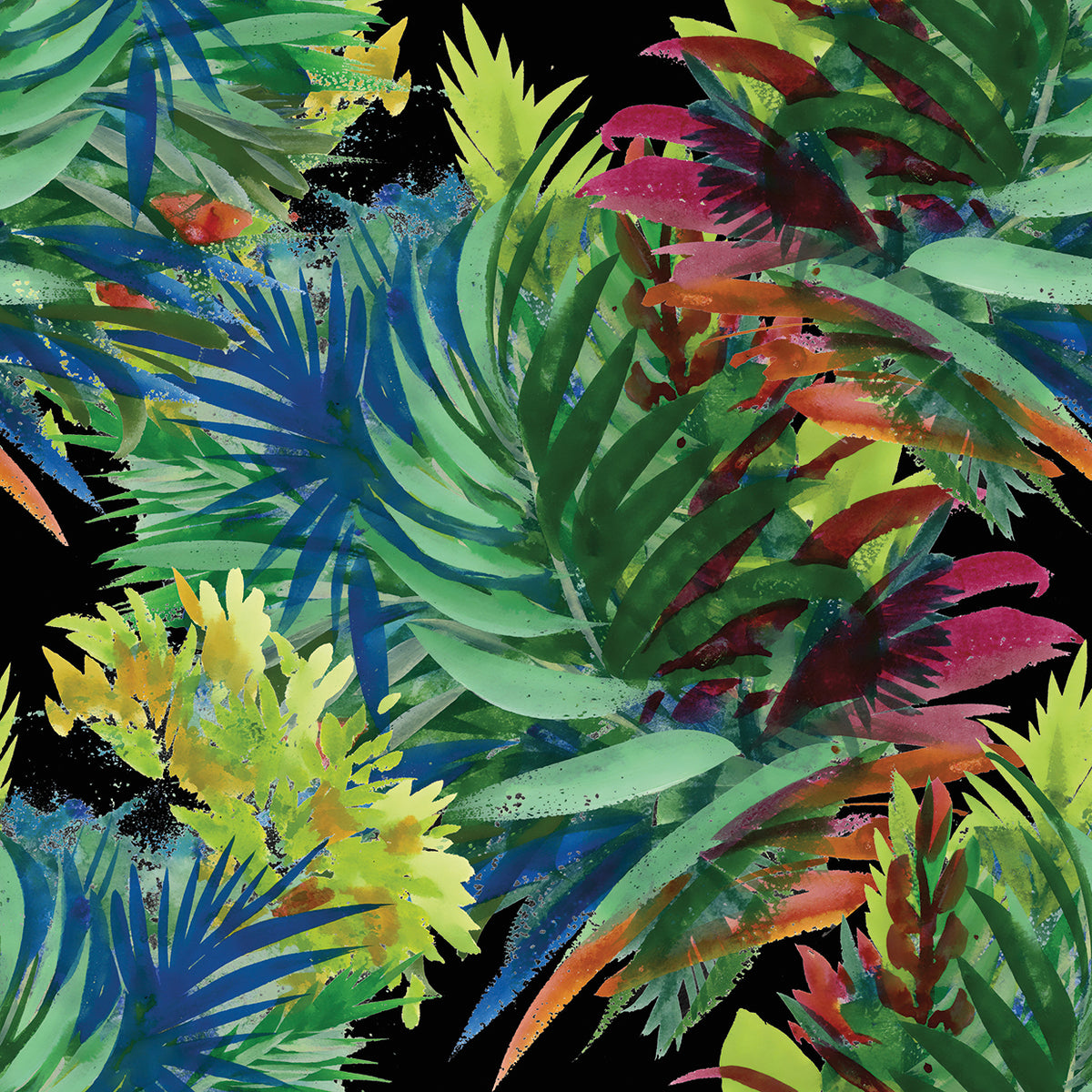 Rainforest Rainbow Leaves