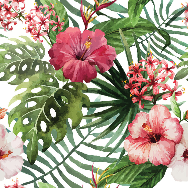 Arte de la lona del hibisco de Hilo Hawaii