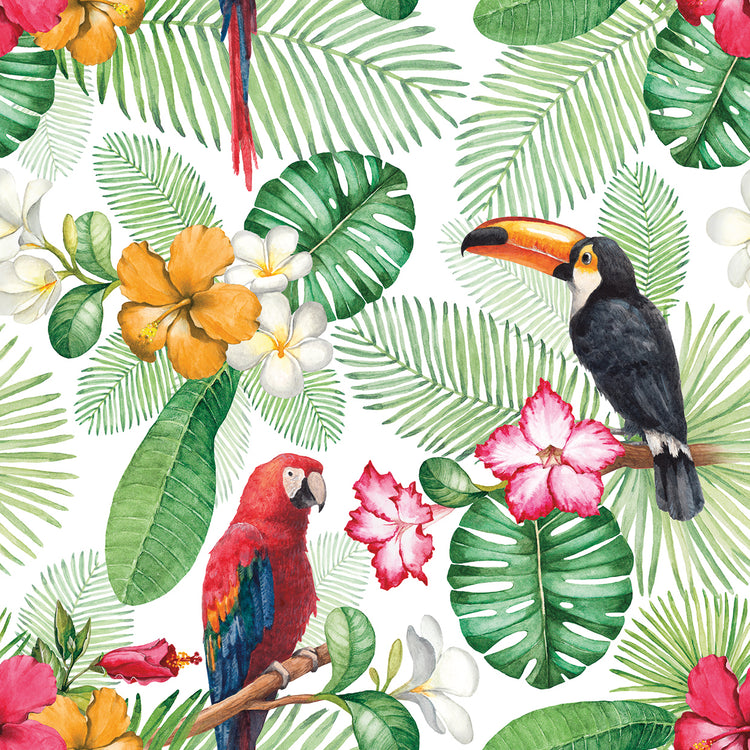 Arte de la lona de Tucán Parrot Pals