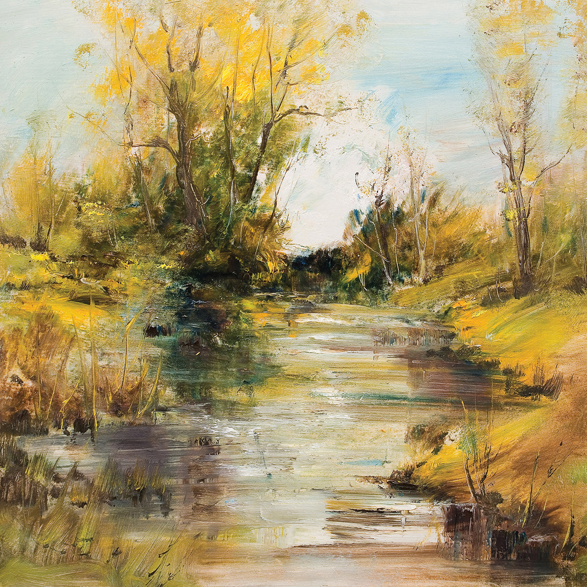 By the Autumn River Banks