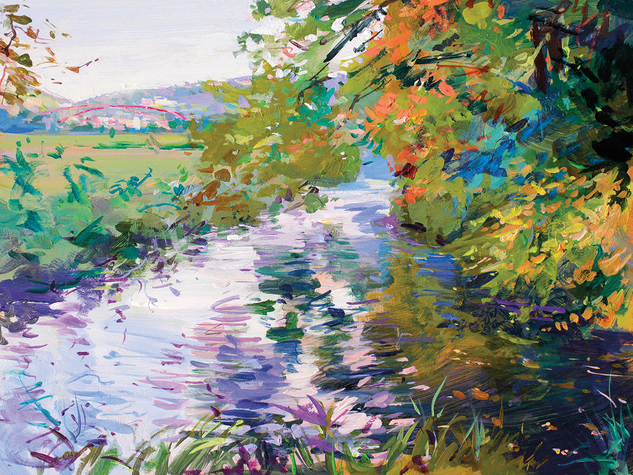 Peaceful Autumn Riverbend