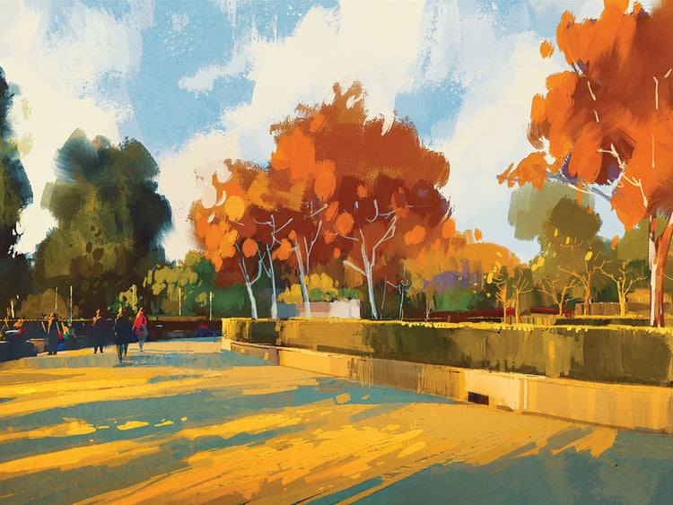 Everyone Loves the Park in Autumn