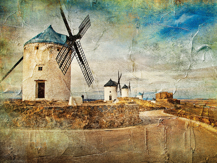 Buscando lienzo de molinos de viento españoles