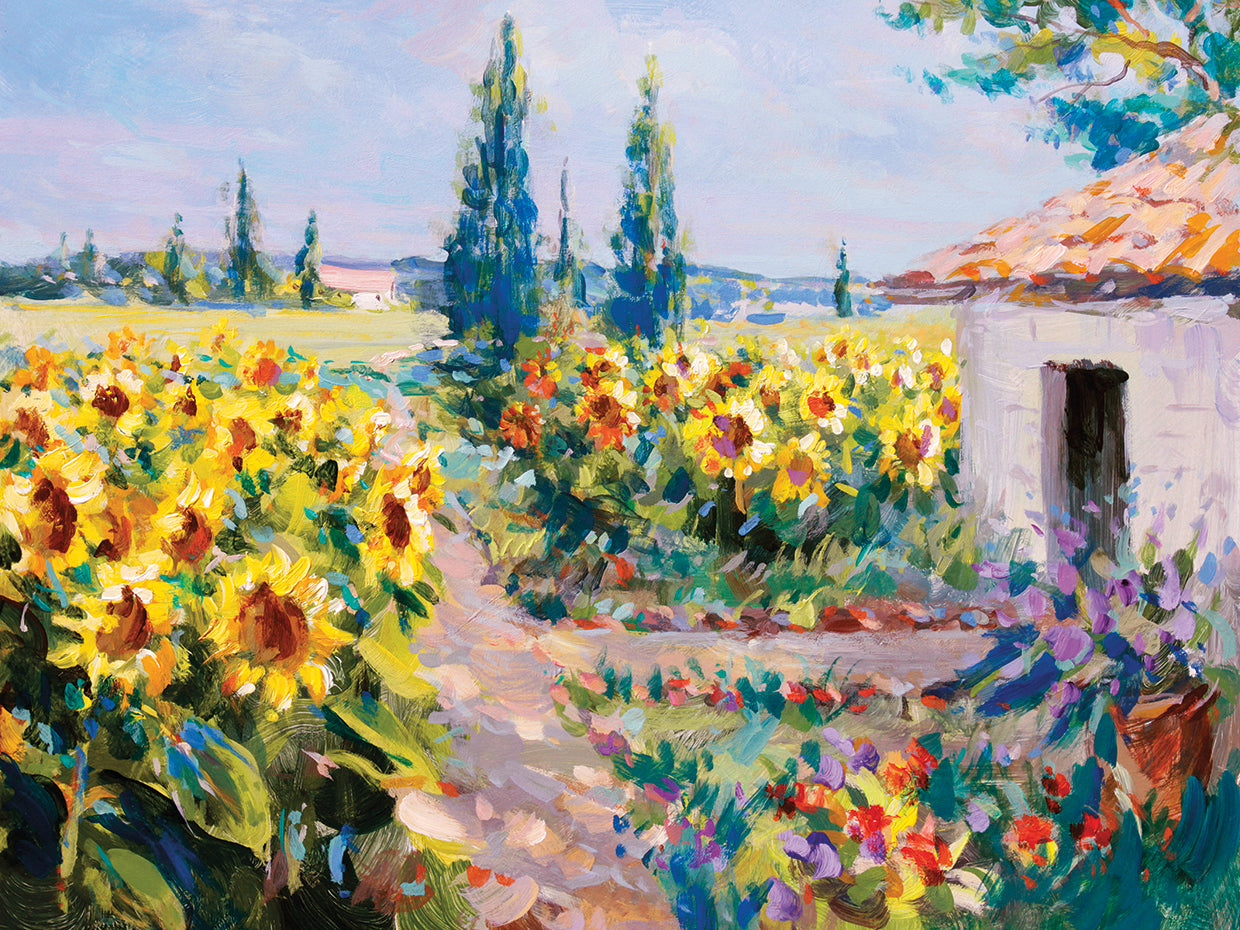 Path by the Sunflowers