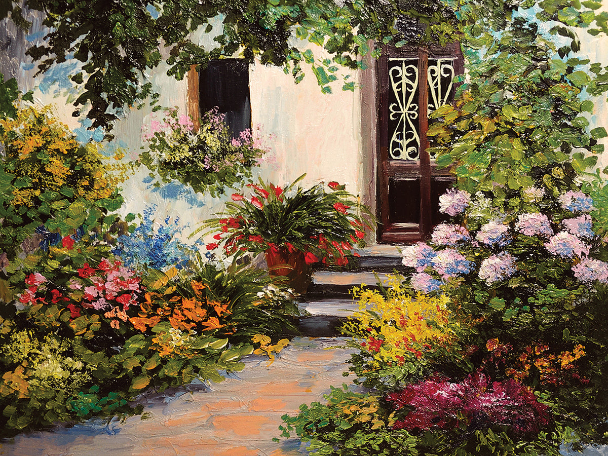Blooms Spill Over the Patio