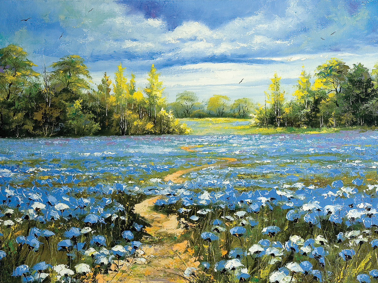 Blue Blooming Meadow