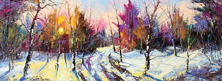 Sunset Winter Glowing Colors