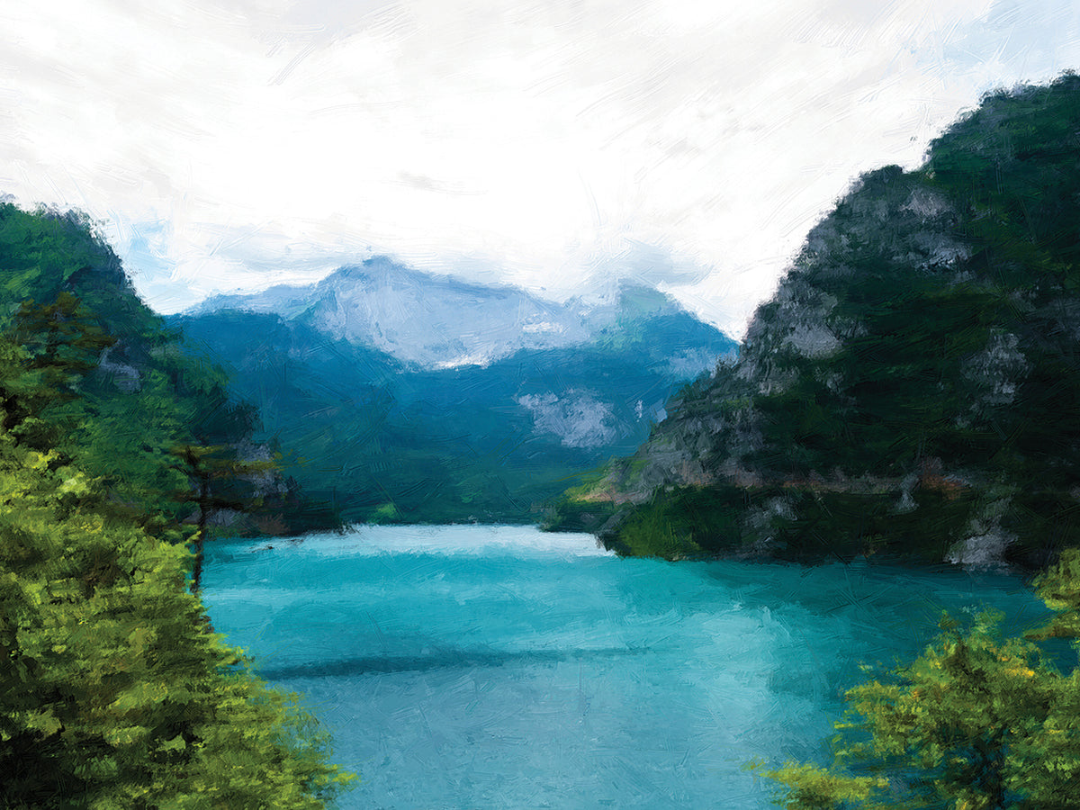 Mountain Mist Teal Lake
