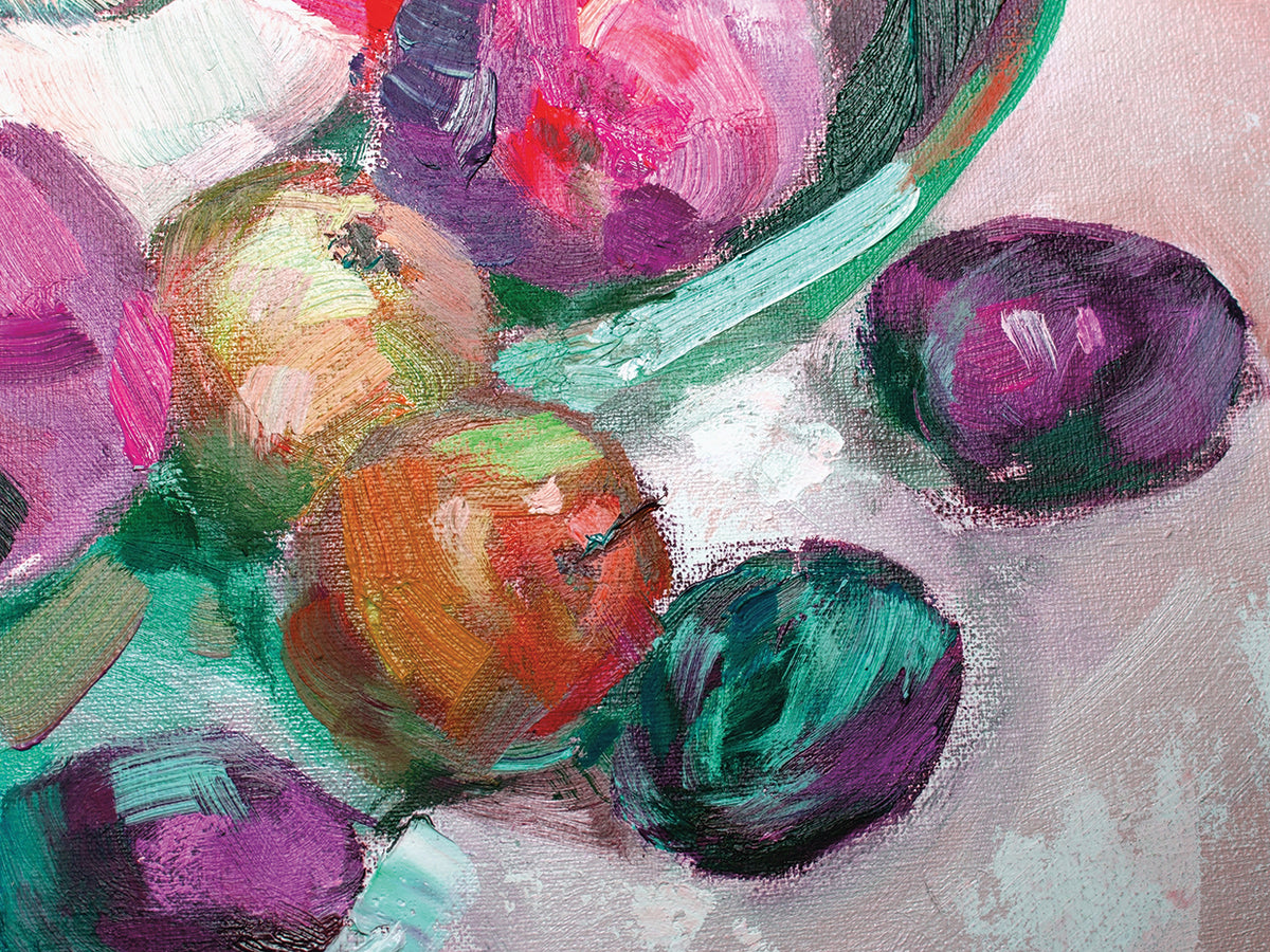 Plump Plums and Apples