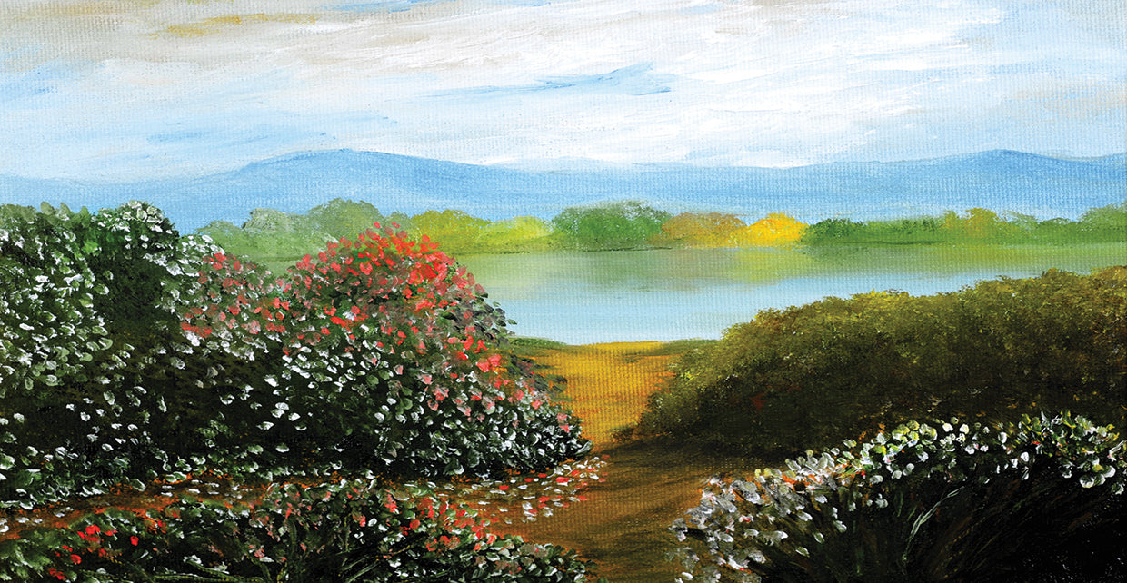 The Pond Past the Petals