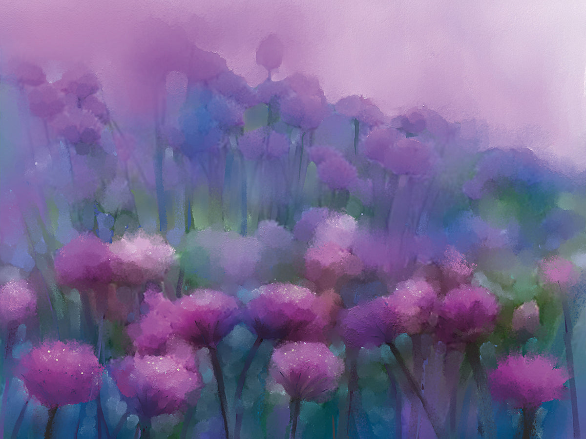 Purple Onion Fragrant Field